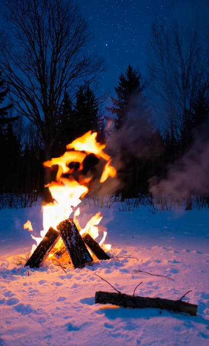 without a fire